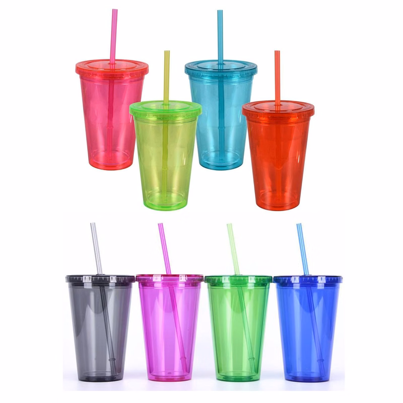 16oz Tumbler with Straw