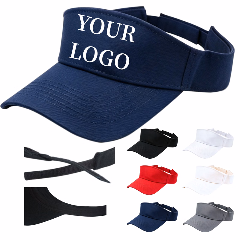 Adult Cotton Sun Visor Hat Adjustable Universal