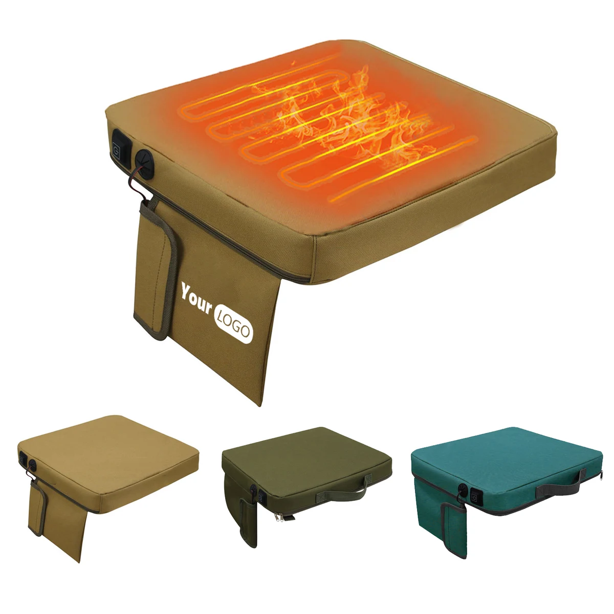 Heated Stadium and Outdoor Seat Cushion 1