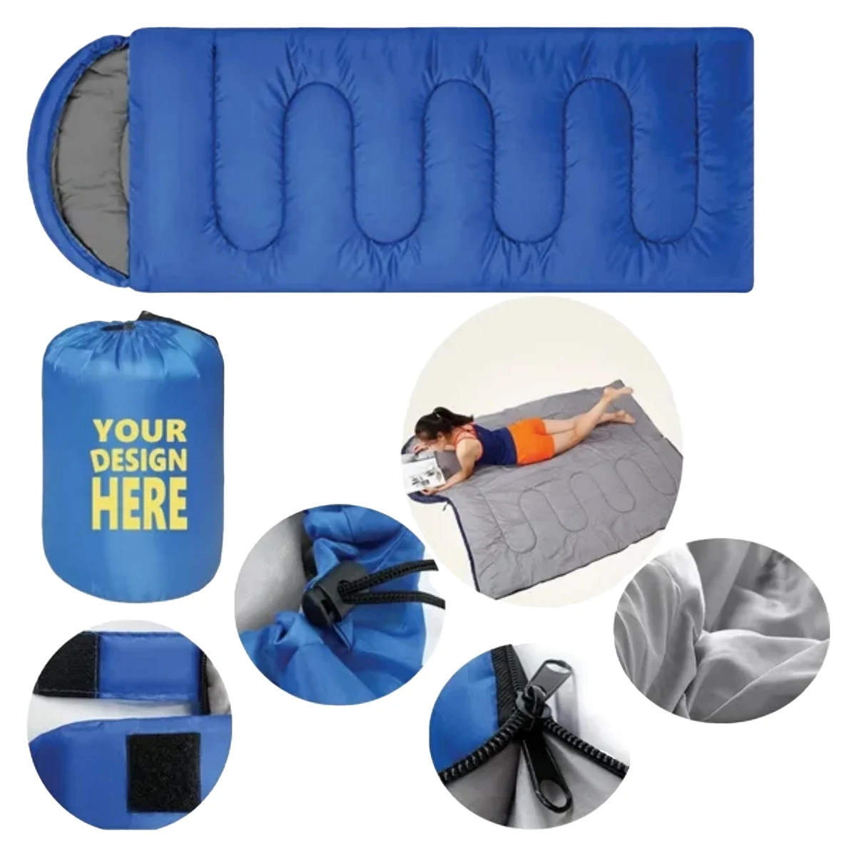 MOQ 10pcs Customizable Outdoor Sleeping Bag 1