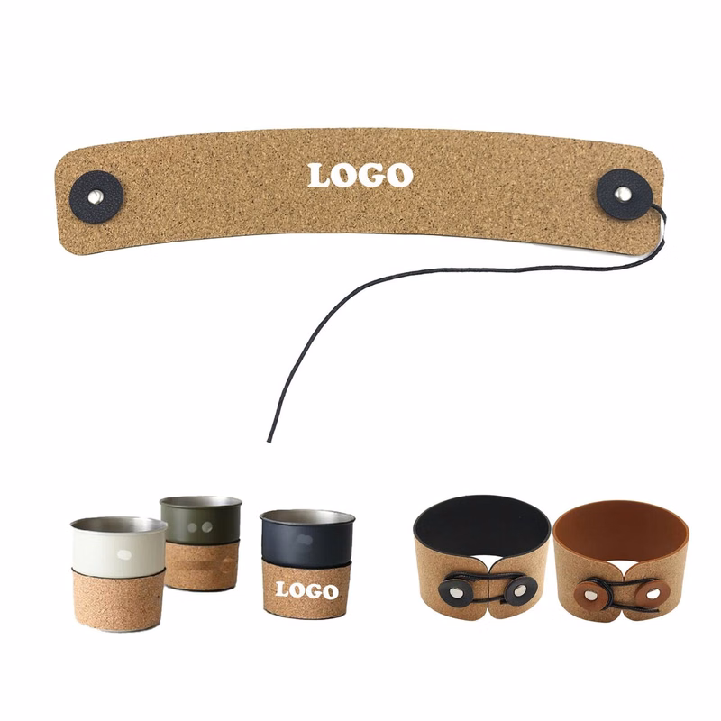 Cork Leather Cup Sleeve For Coffee Cups