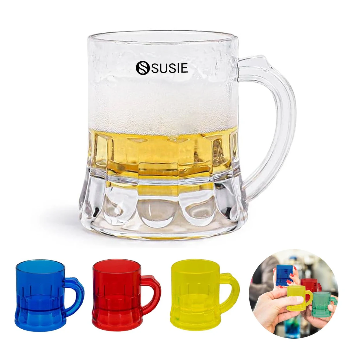 1oz Mug Shaped Mini Shot Glass 1