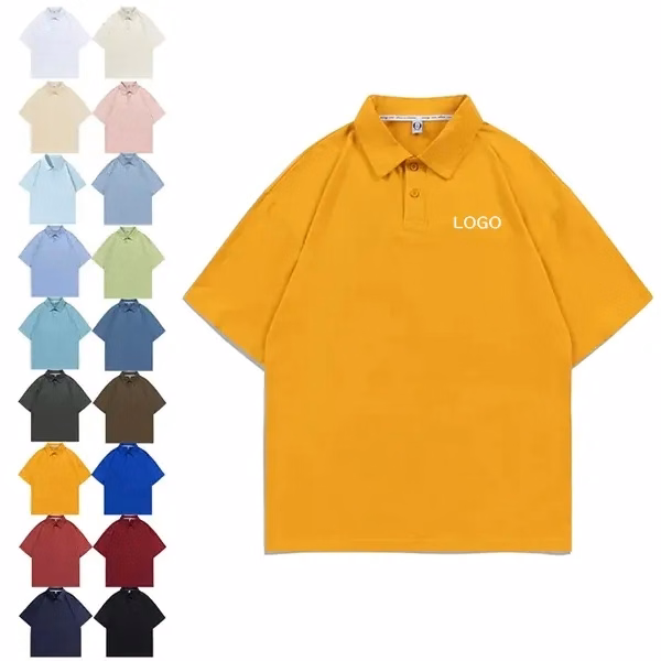 Loose Fit Cotton Polo Shirt