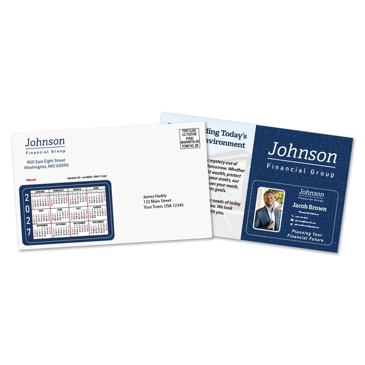 W-791 Postcard with Punch Out Calendar 1