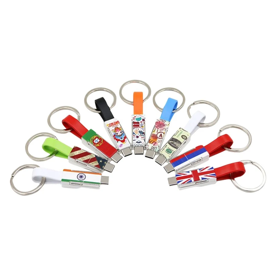 Magnetic Keychain - USB, USB Type-C Charging And Data Cable 1
