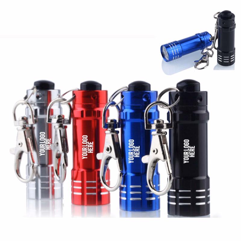 Metal Led Torch Keychain