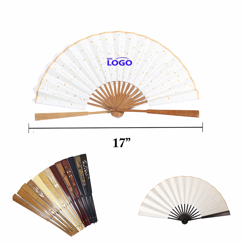 Bamboo Folding Fans For Advertising In Various Sizes