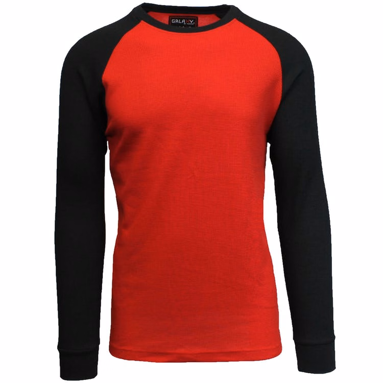 Men's Thermal Shirts - Red/Black S-XL