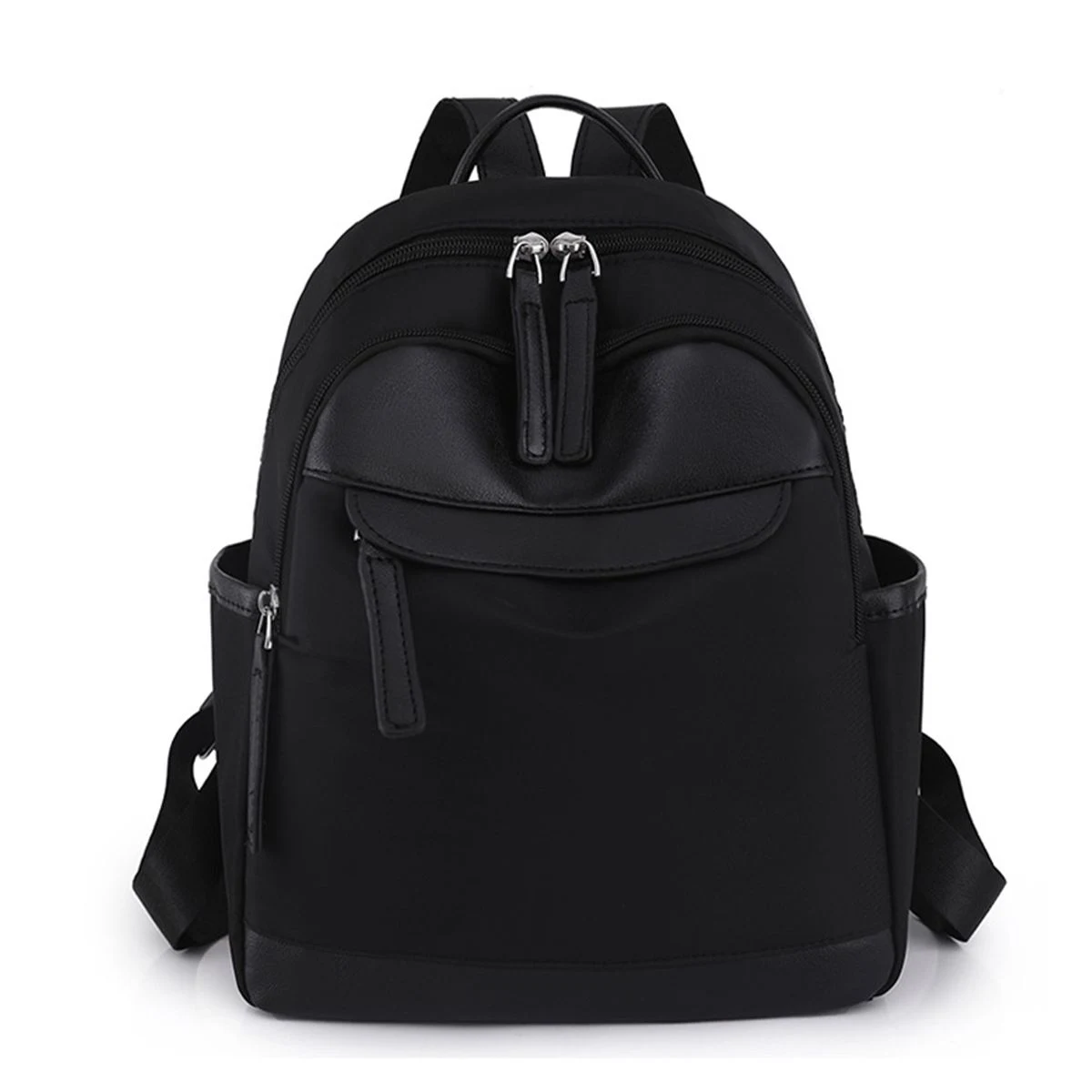 Ladies Nylon Travel Backpack Purse 1