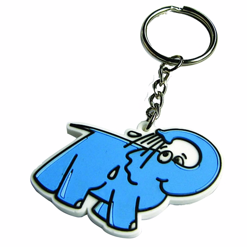 3.5 inch 2-D PVC KEY TAGS