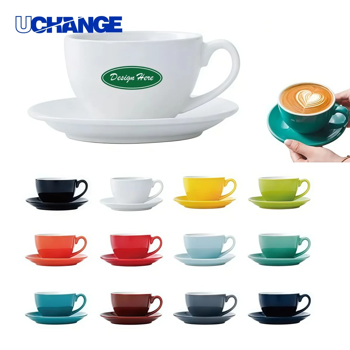 Ceramic Coffee Cup Container (8.4 Oz) 1