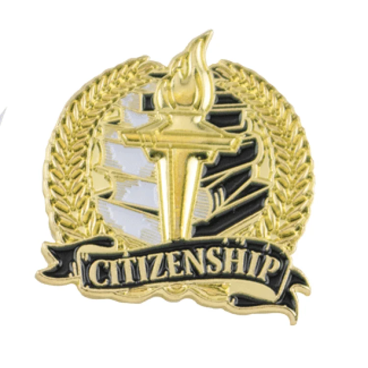 Academic Lapel Pin- Citizenship (1-1/8") 1