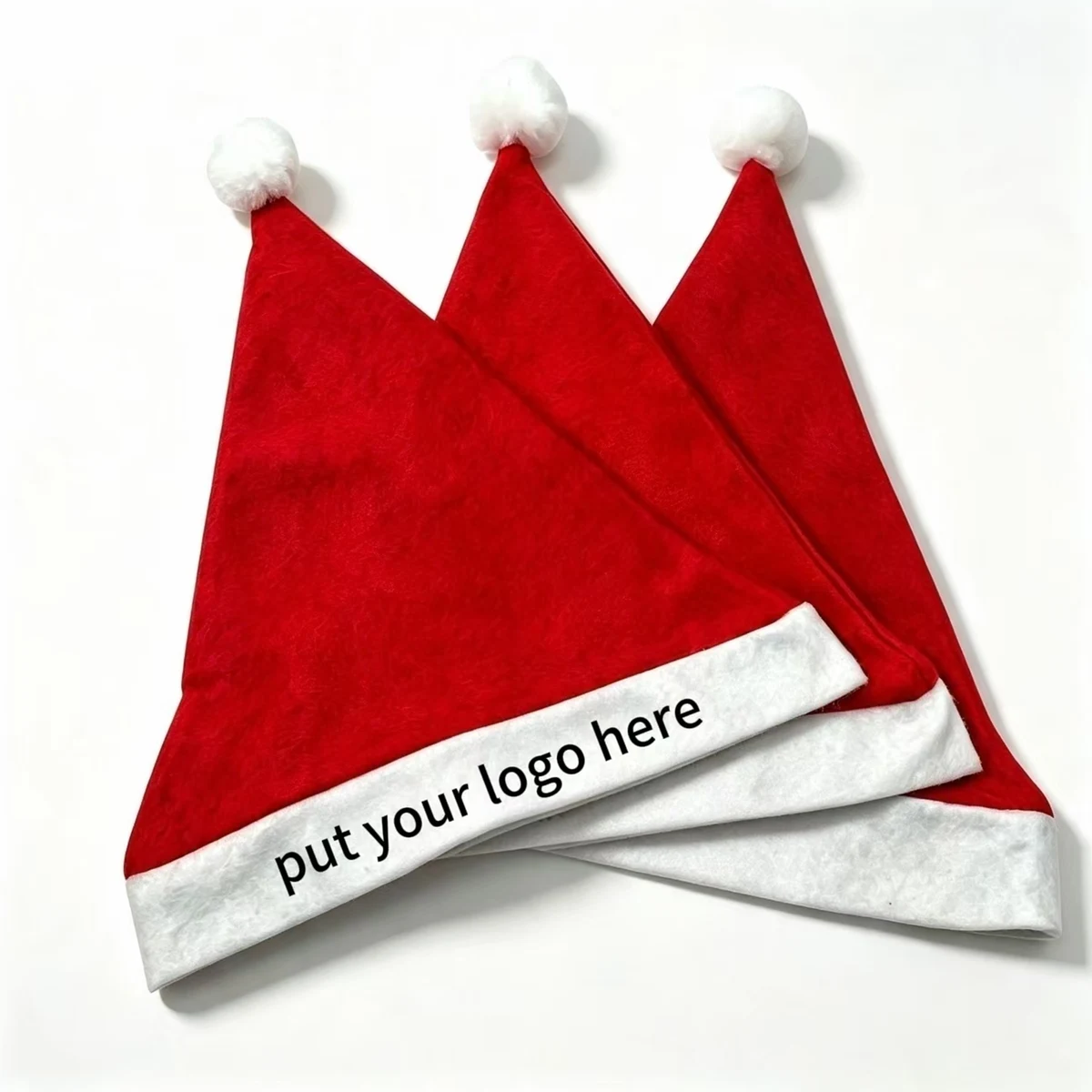 Custom Print Non-Woven Santa Hat 1