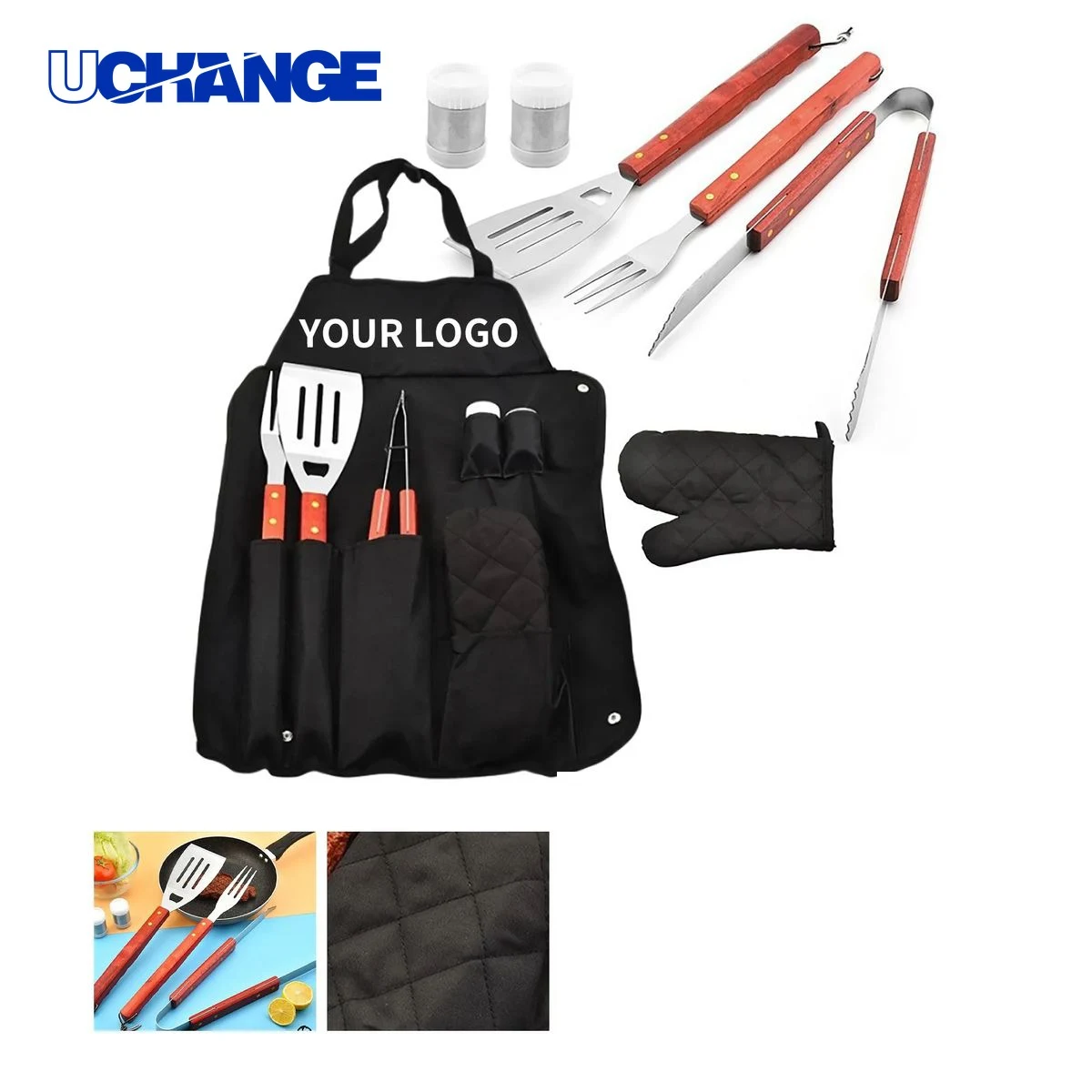 All in One Barbecue Cooking Kit with Storage for Outdoor Use 1