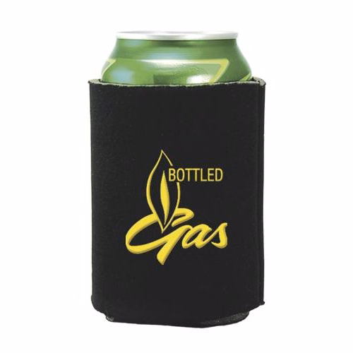 Folding Foam Can Cooler - 2 Side Screen Print