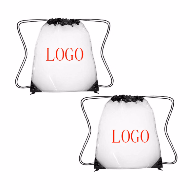 Clear Drawstring Bag/PVC Drawstring Backpack