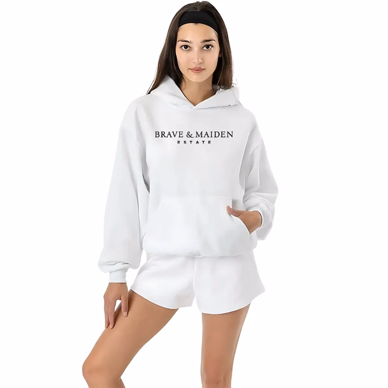 Fleece Wide Unisex Hoodie