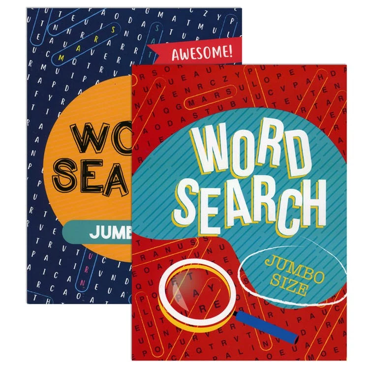 Word Search Puzzle Books - Jumbo Print Two Titles 1