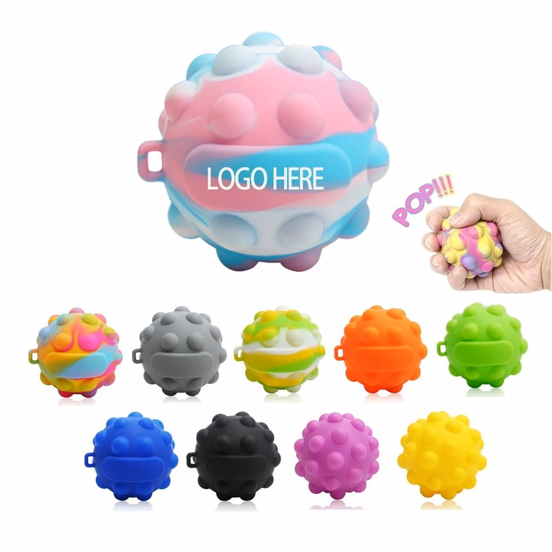Push Bobble Fidget Stress Ball Toy
