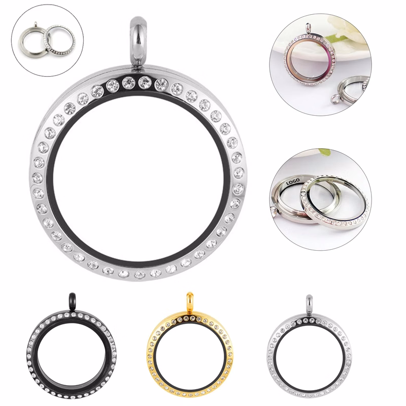 Round Stainless Steel Pendant