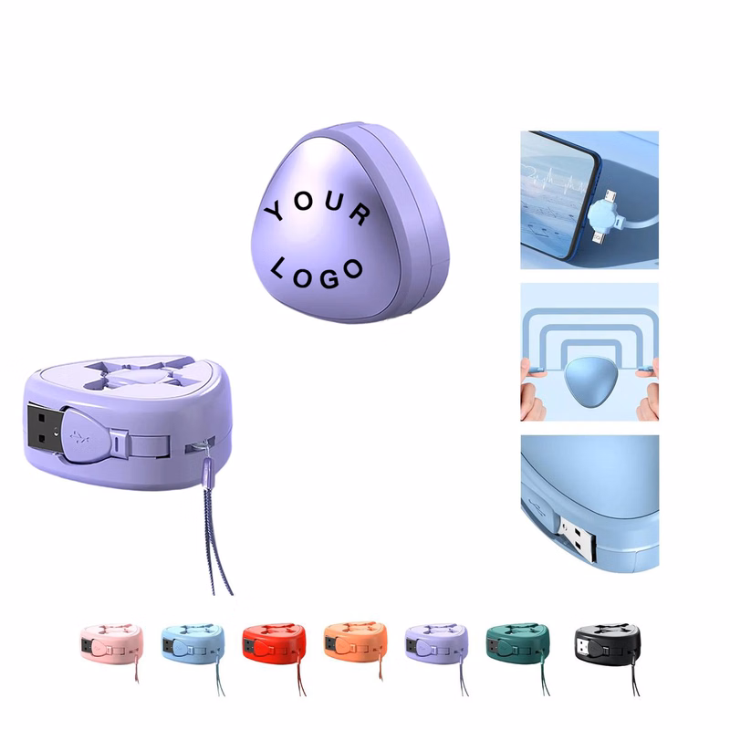 3 in 1 Fast Charging Cord with Adjustable Length