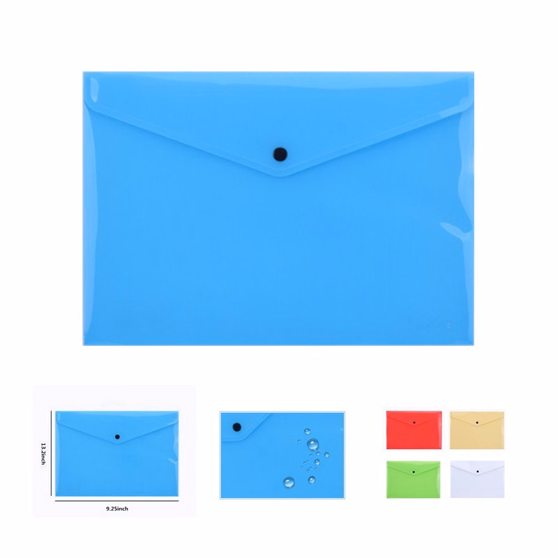 A4 Document Envelope with Snap Closure