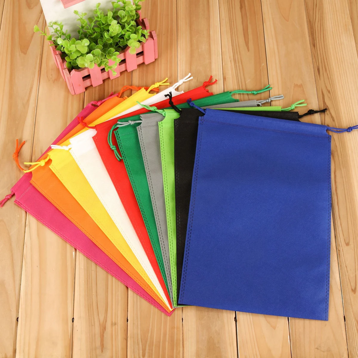 Shopping Drawstring Storage bags 1