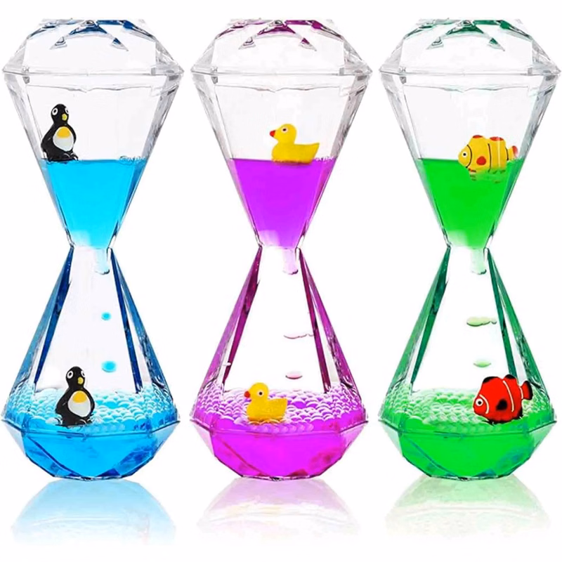 Liquid Motion Bubbler Timer Fidget Calming Toys