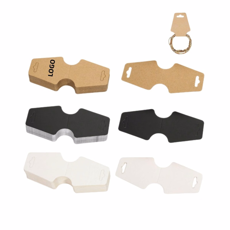 Folding Paper Necklace Display Cards