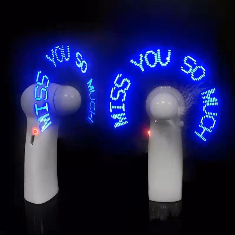 Display Flashing LED Fan