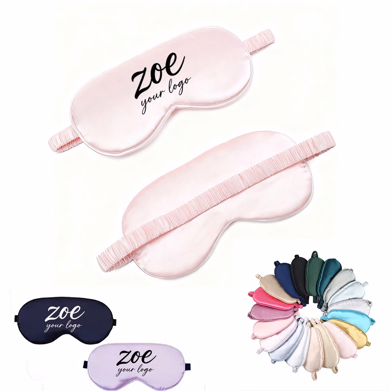 Soft Elastic Imitation Silk Sleep Mask