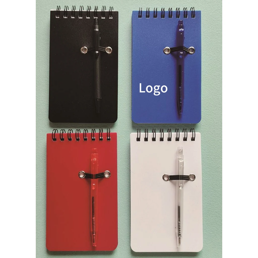 Mini Spiral Notebook with Pen 1