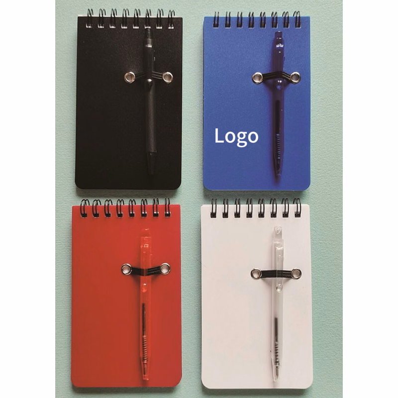 Mini Spiral Notebook with Pen
