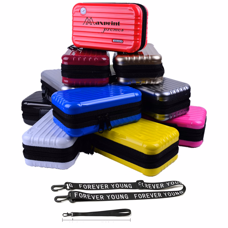 7 "Creative Luggage Makeup Storage Bag