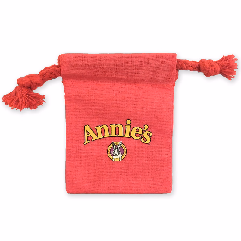 "RED" SeriesCotton Drawstring Bags 3 x 4"
