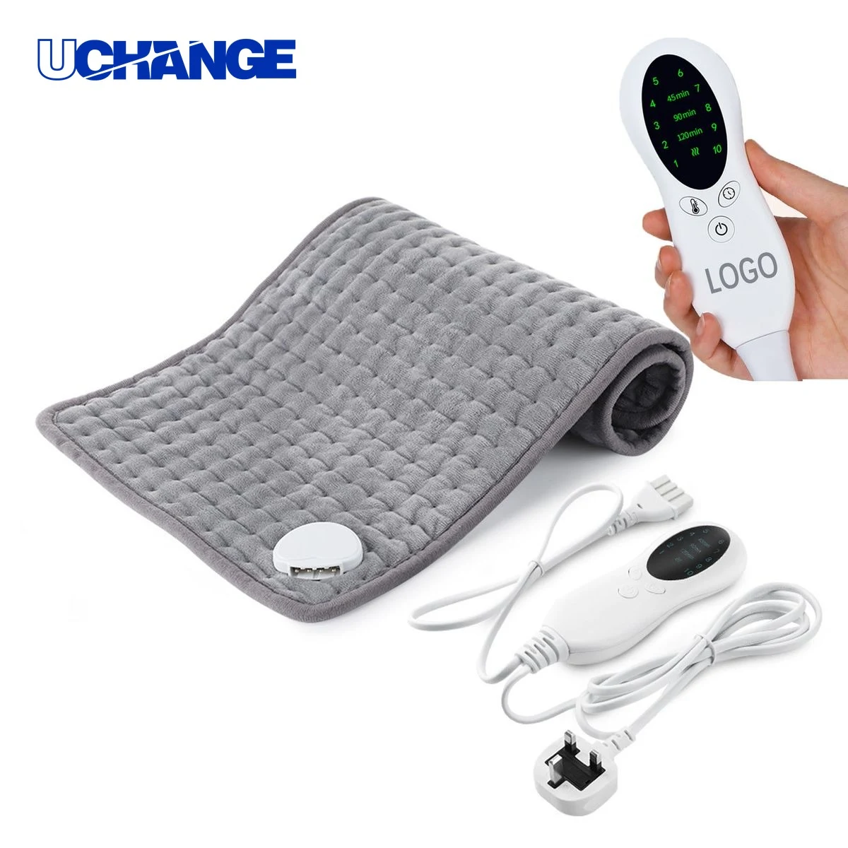 Fast-Heating Electric Blanket Pad with Soft Fleece Comfort 1