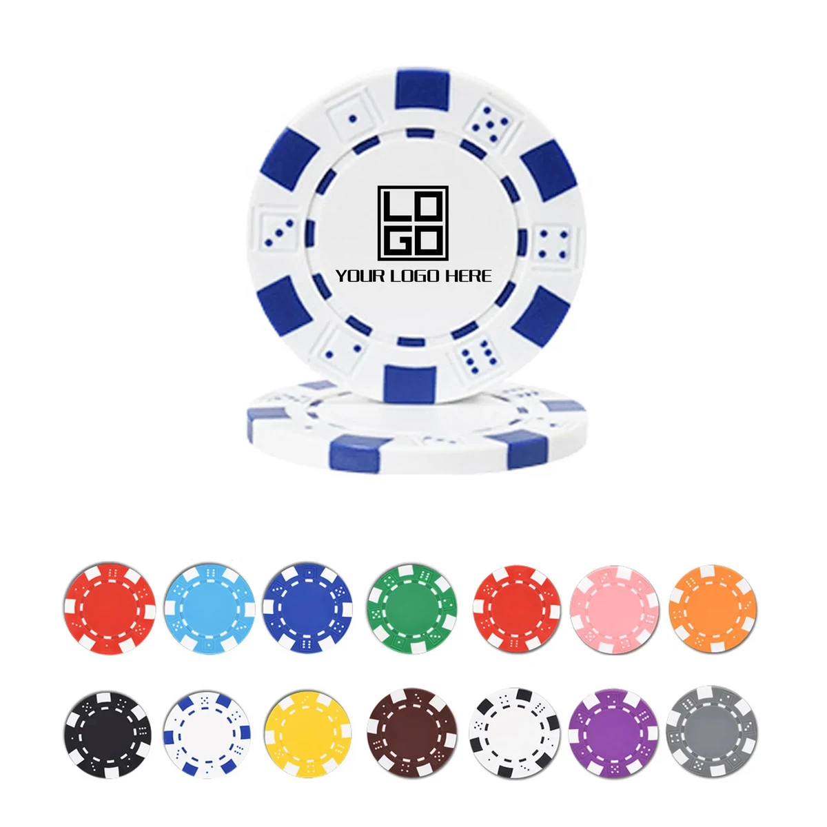 11.5 G Professional Clay Poker Chips 1