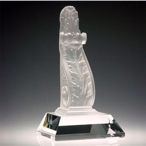 Unique Lead Crystal Bookend Award