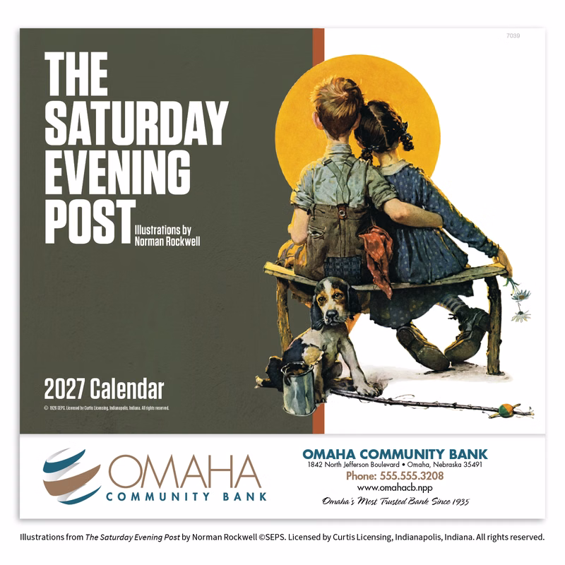 Good Value™  The Saturday Evening Post Illustrations by Norman Rockwell – Stapled Calendar
