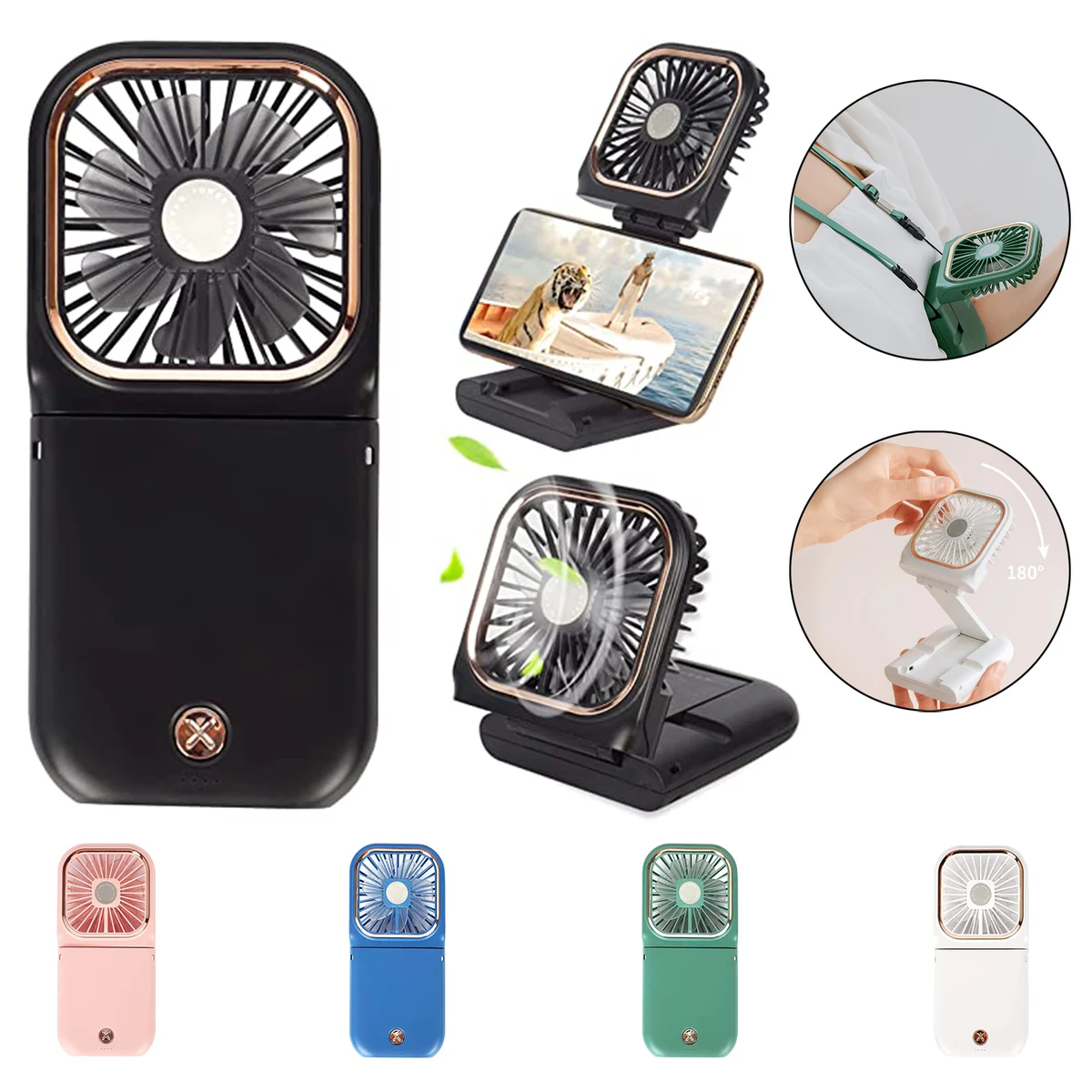 Portable Mini Fan Small Battery Bank 1
