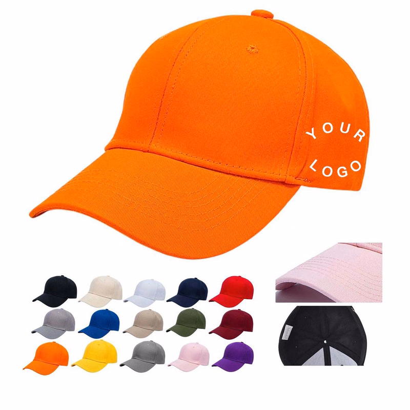 Casual Sport Cap with Embroidery Front Design