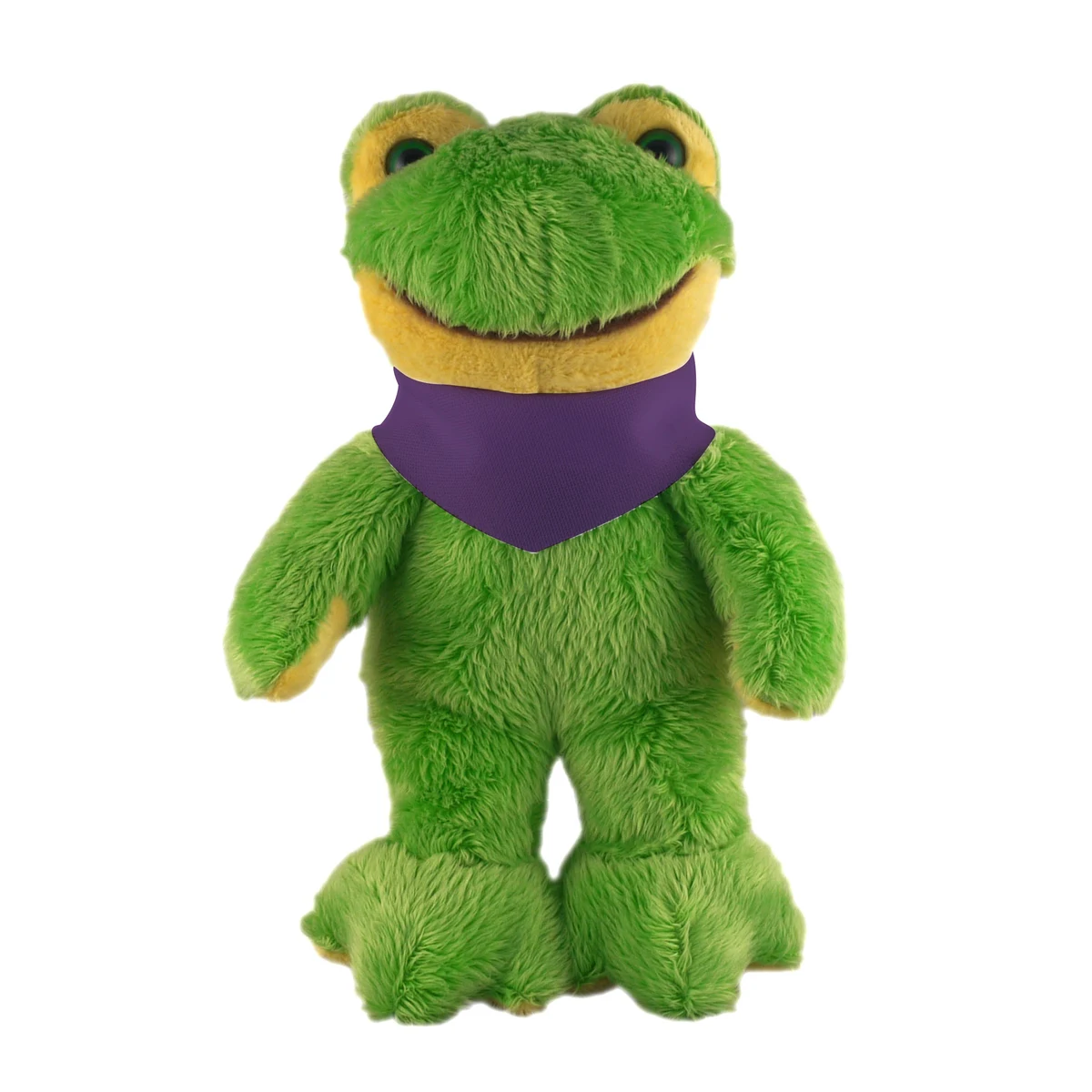 Soft Plush Stuffed Frog with Bandana 1