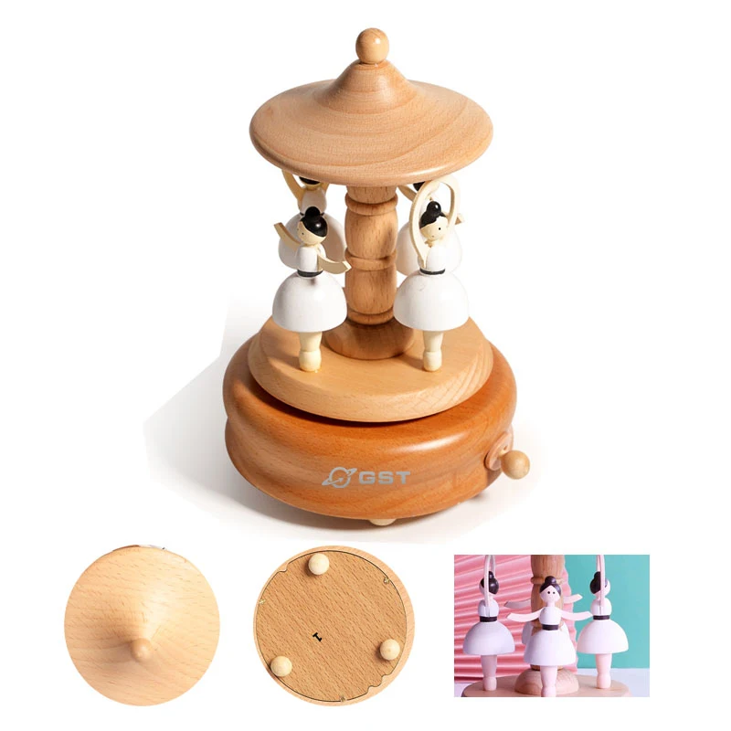 Ballerina Girl Wooden Music Box 1