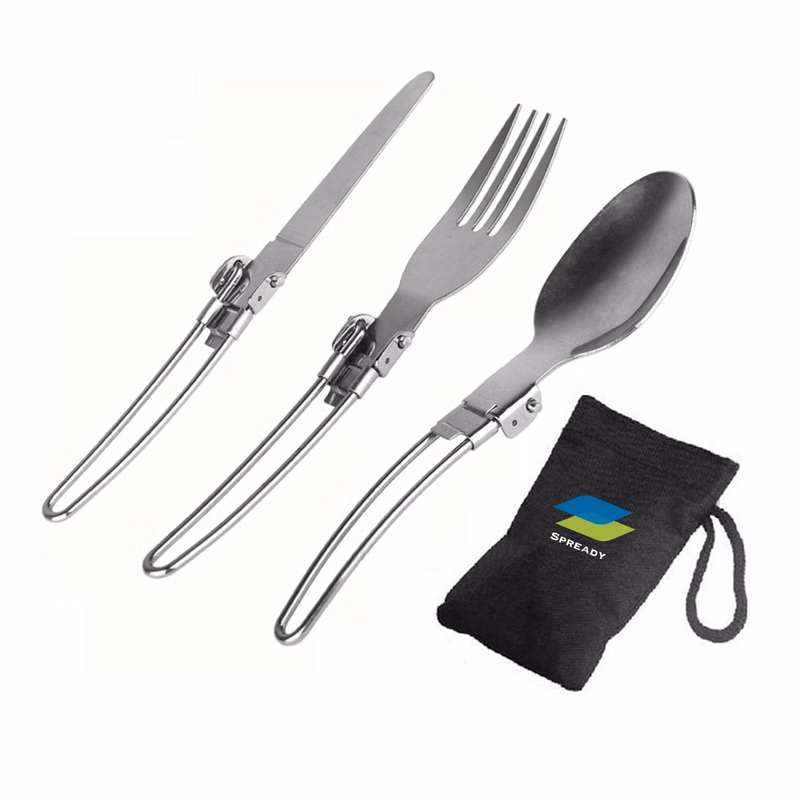Portable Travel 3-In-1 Utensils Set Spoon, Fork&Knife