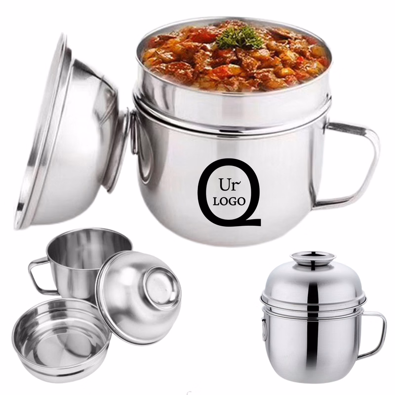 Stainless Steel Round Lunch Box