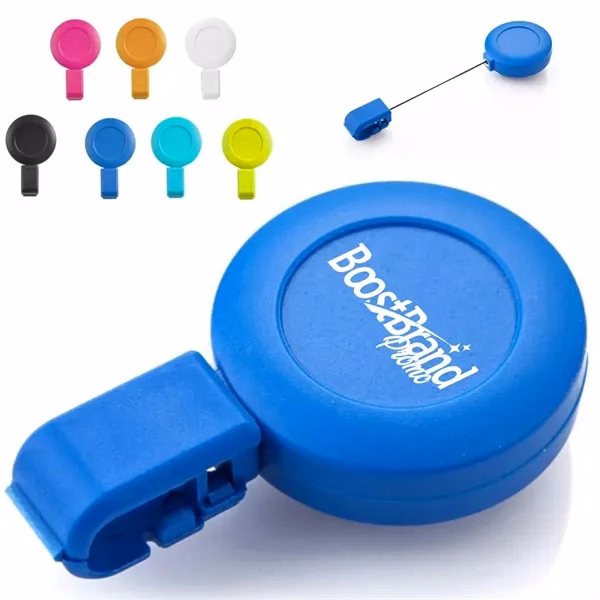 Custom Retractable Badge Reel with Secure Clip — Corporate ID Access Solution