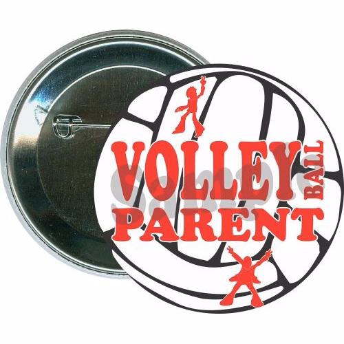 Volleyball Parent , Volleyball Button