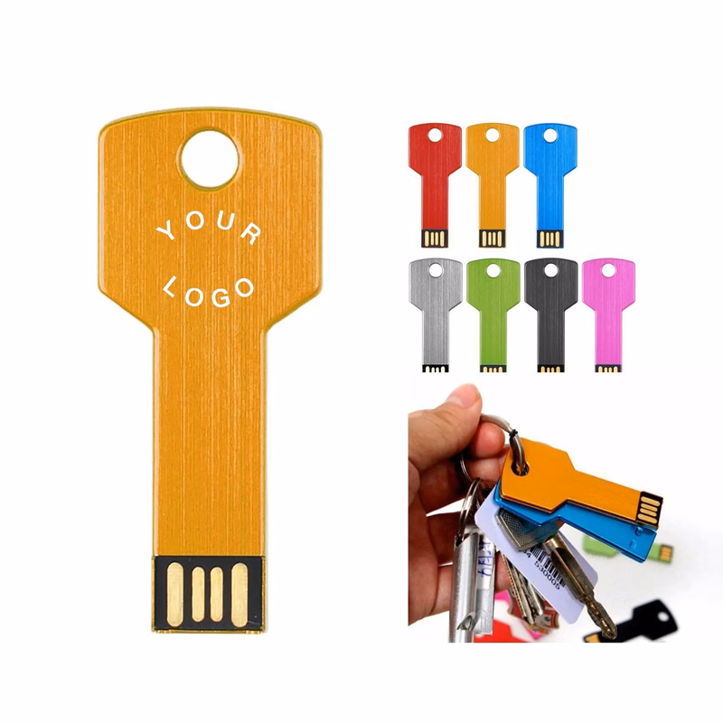 USB Flash Drive with Keychain for Easy Portability