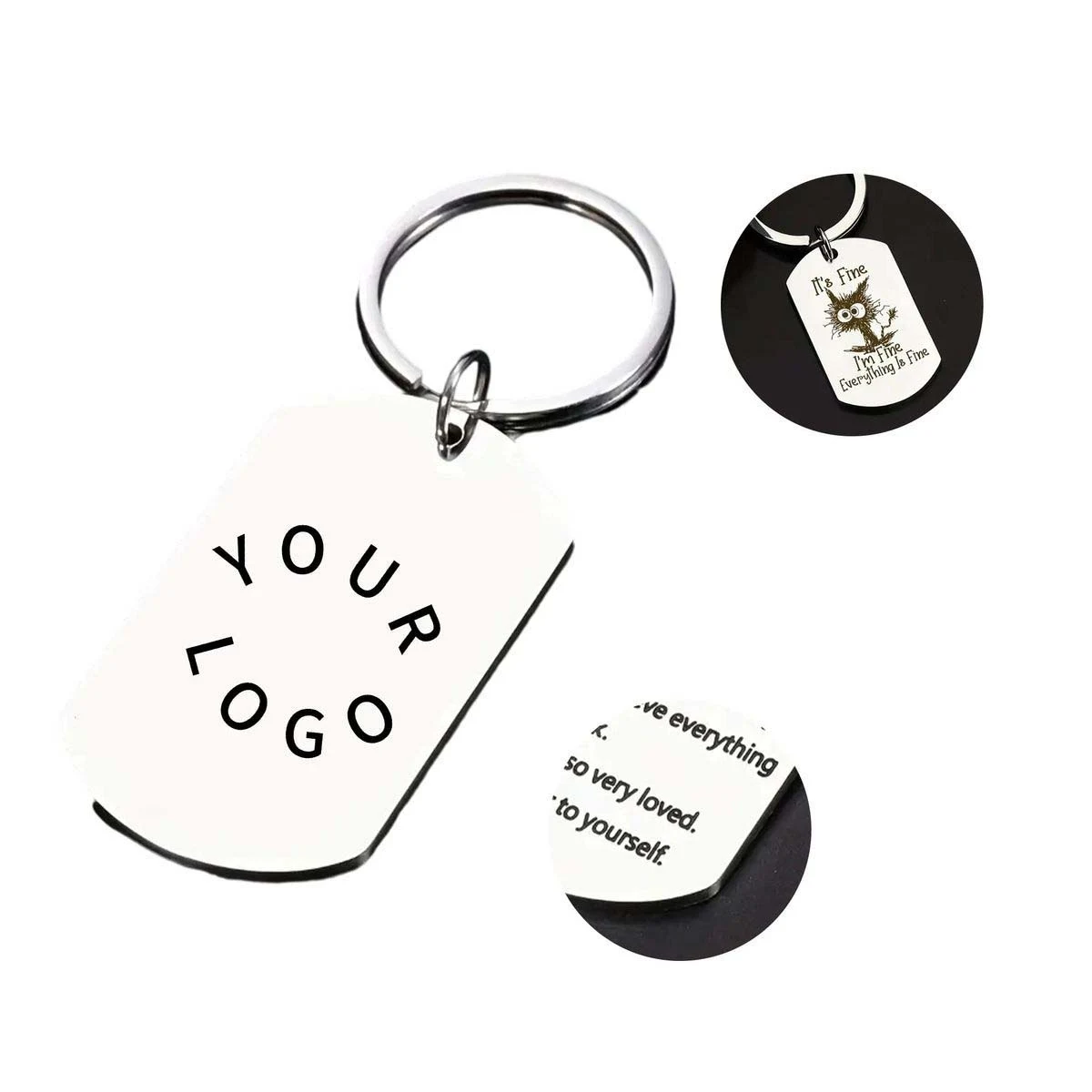 Durable Stainless Steel Keychain for Everyday Use 1