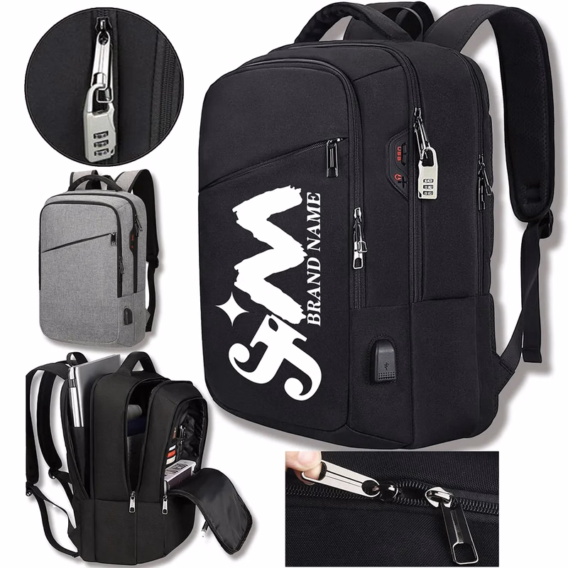 31L Anti Theft Business Travel Backpacks With Charging Port